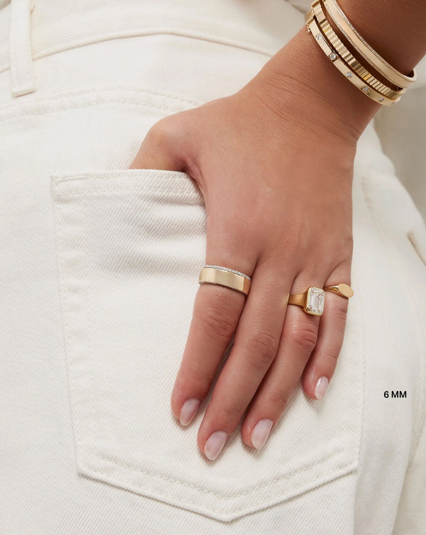 Brilliant Pavé Cigar Band