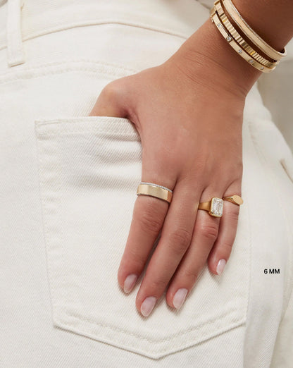 Brilliant Pavé Cigar Band