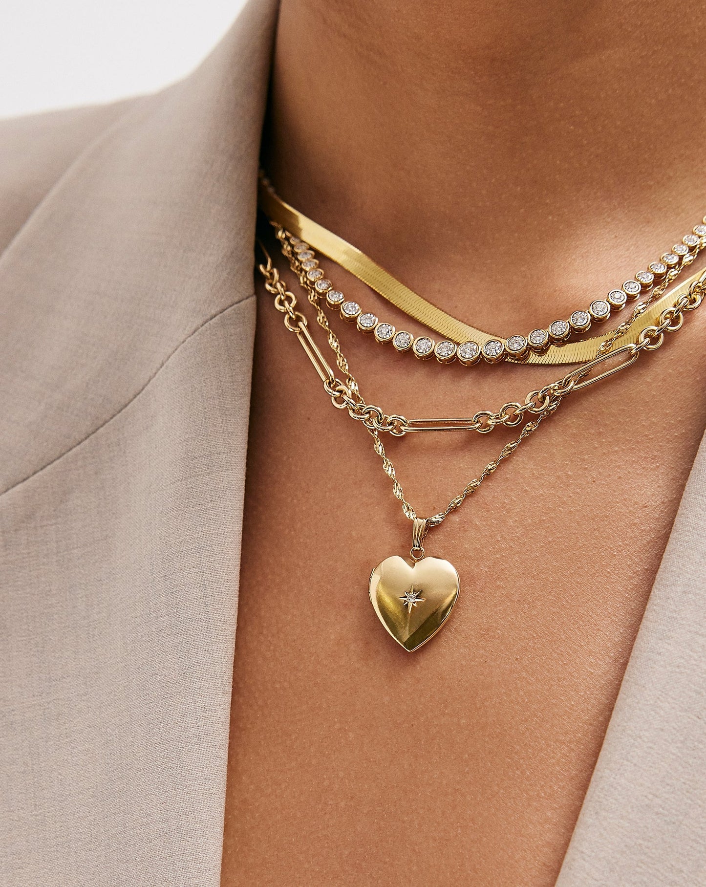 Twisted Dorica Chain Necklace