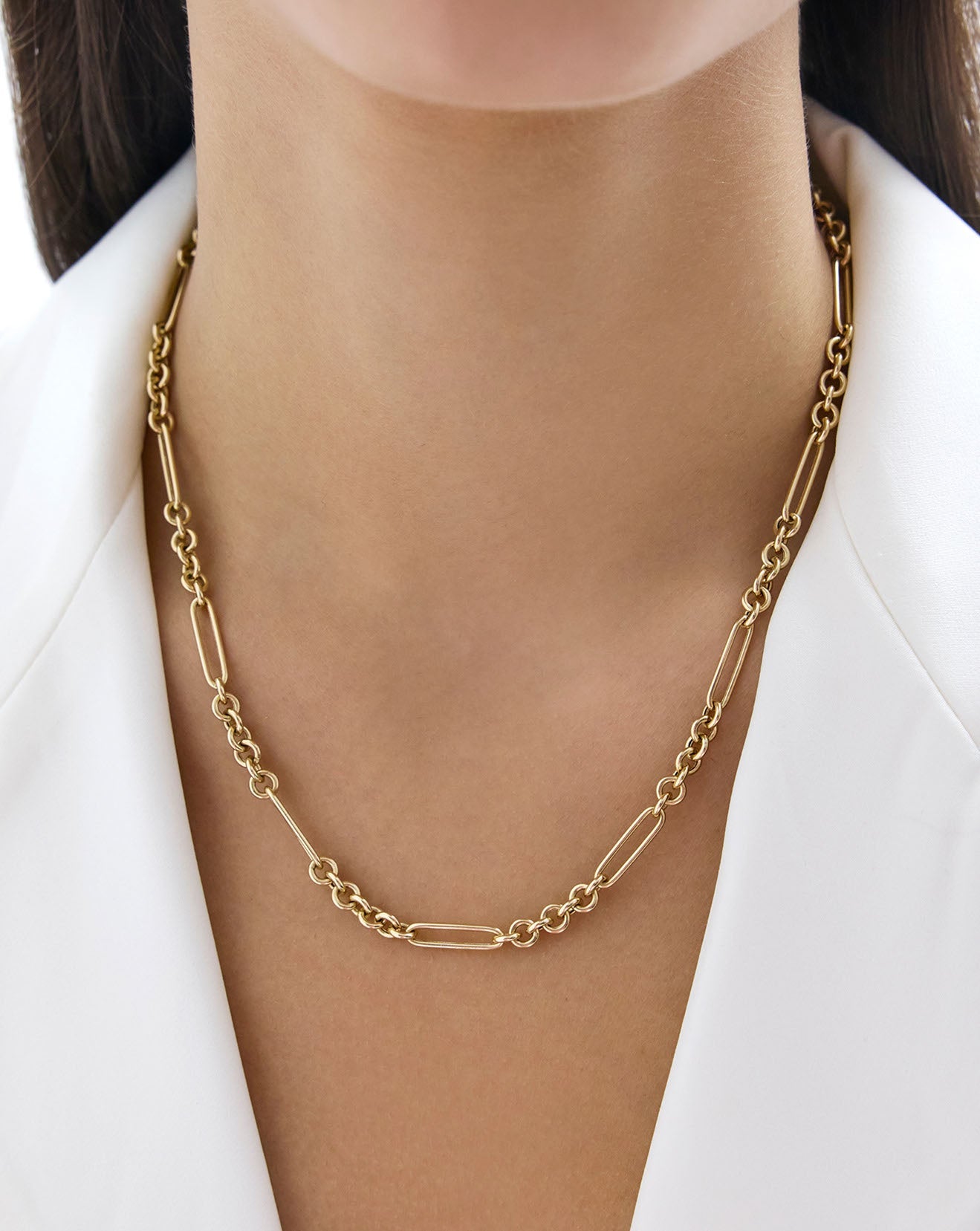 Mixed Link Chain Necklace