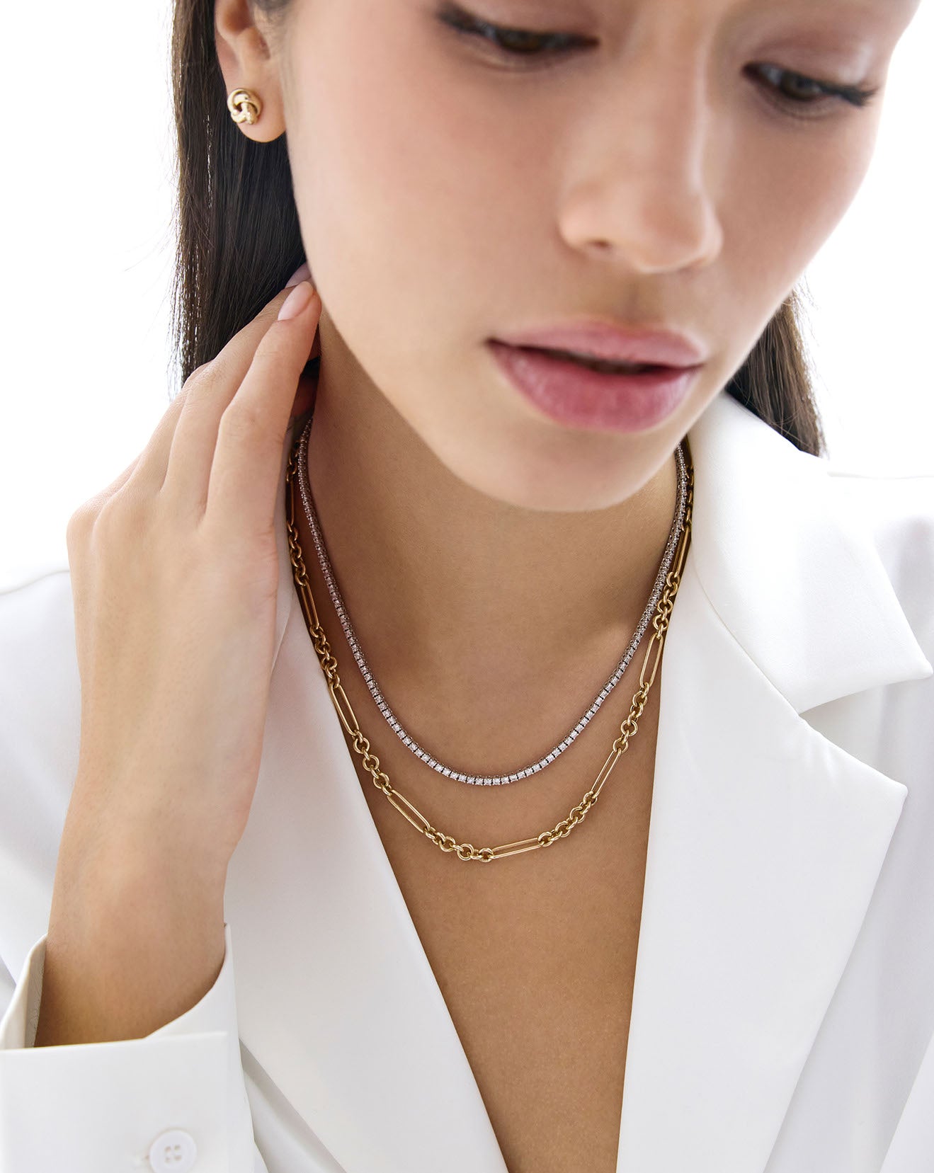 Mixed Link Chain Necklace