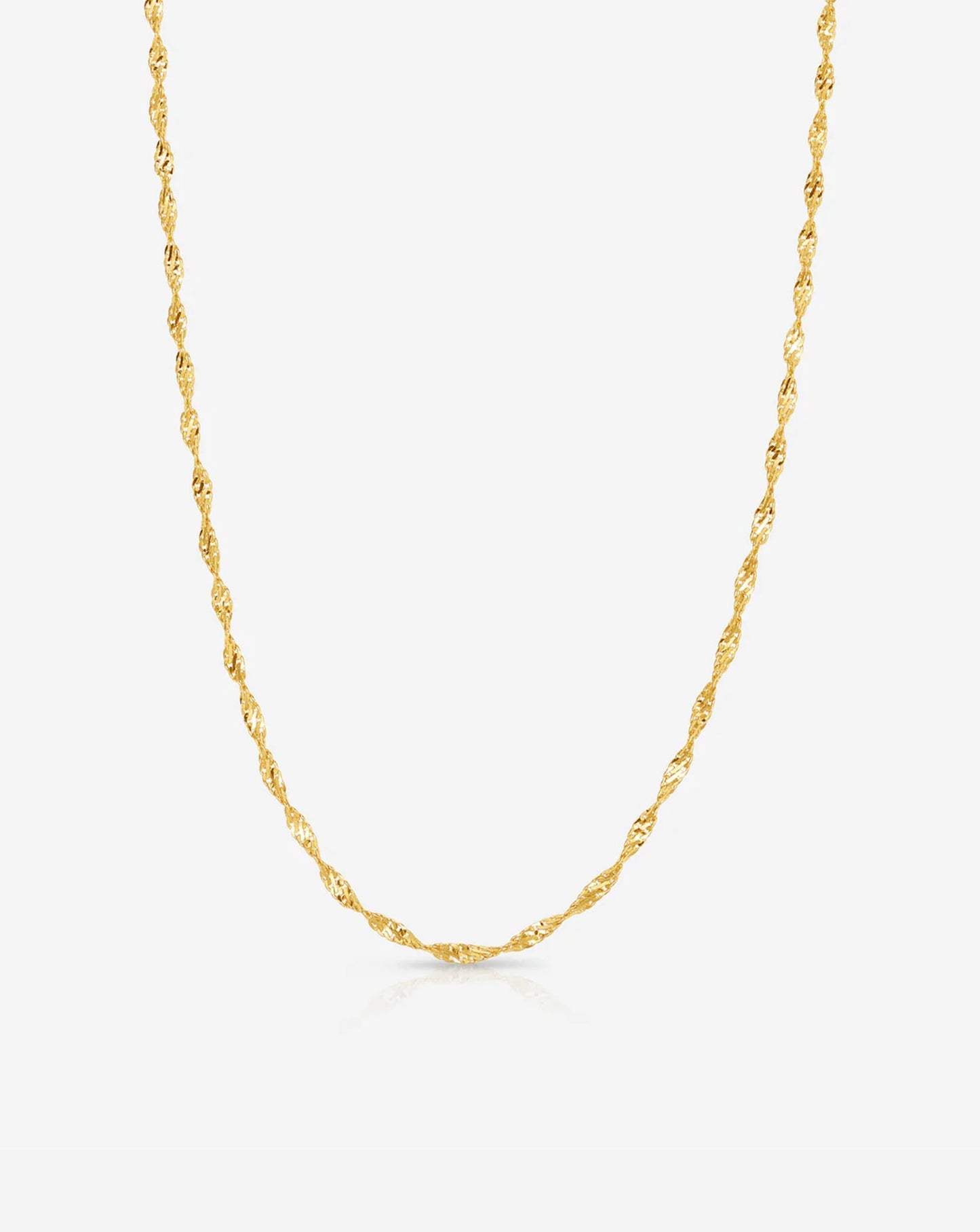 Twisted Dorica Chain Necklace