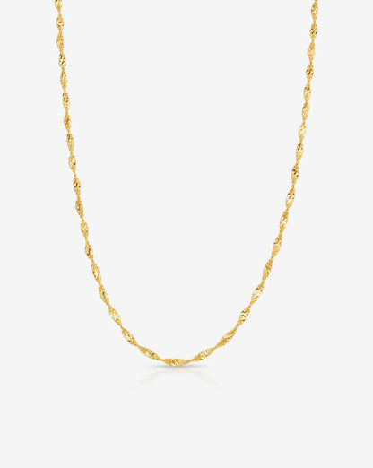 Twisted Dorica Chain Necklace