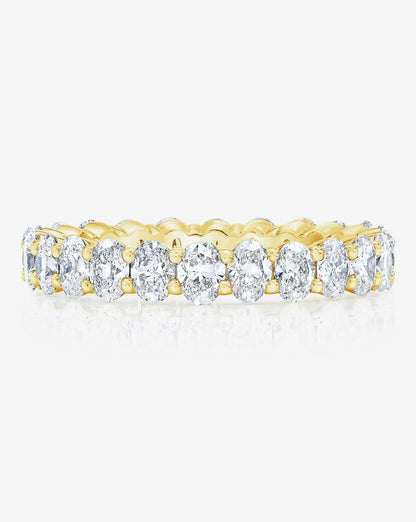 Oval Lab Diamond Eternity Ring