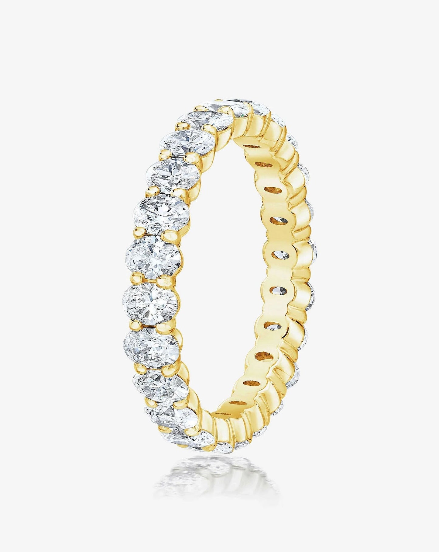 Oval Lab Diamond Eternity Ring