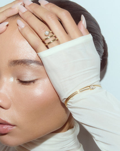 Lab Diamond Coil Ring