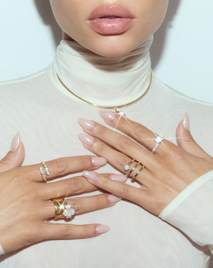 Lab Diamond Coil Ring