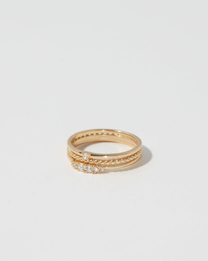 Petite Single Round Diamond Ring
