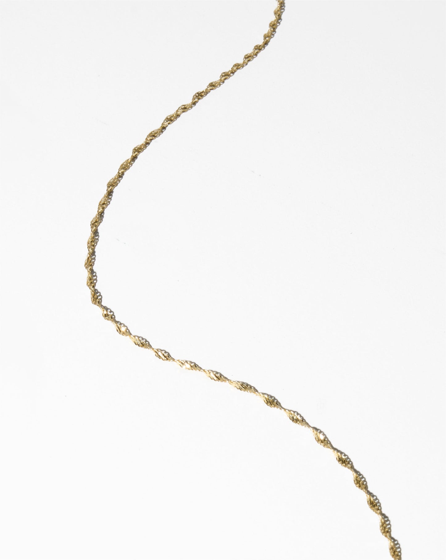 Twisted Dorica Chain Necklace