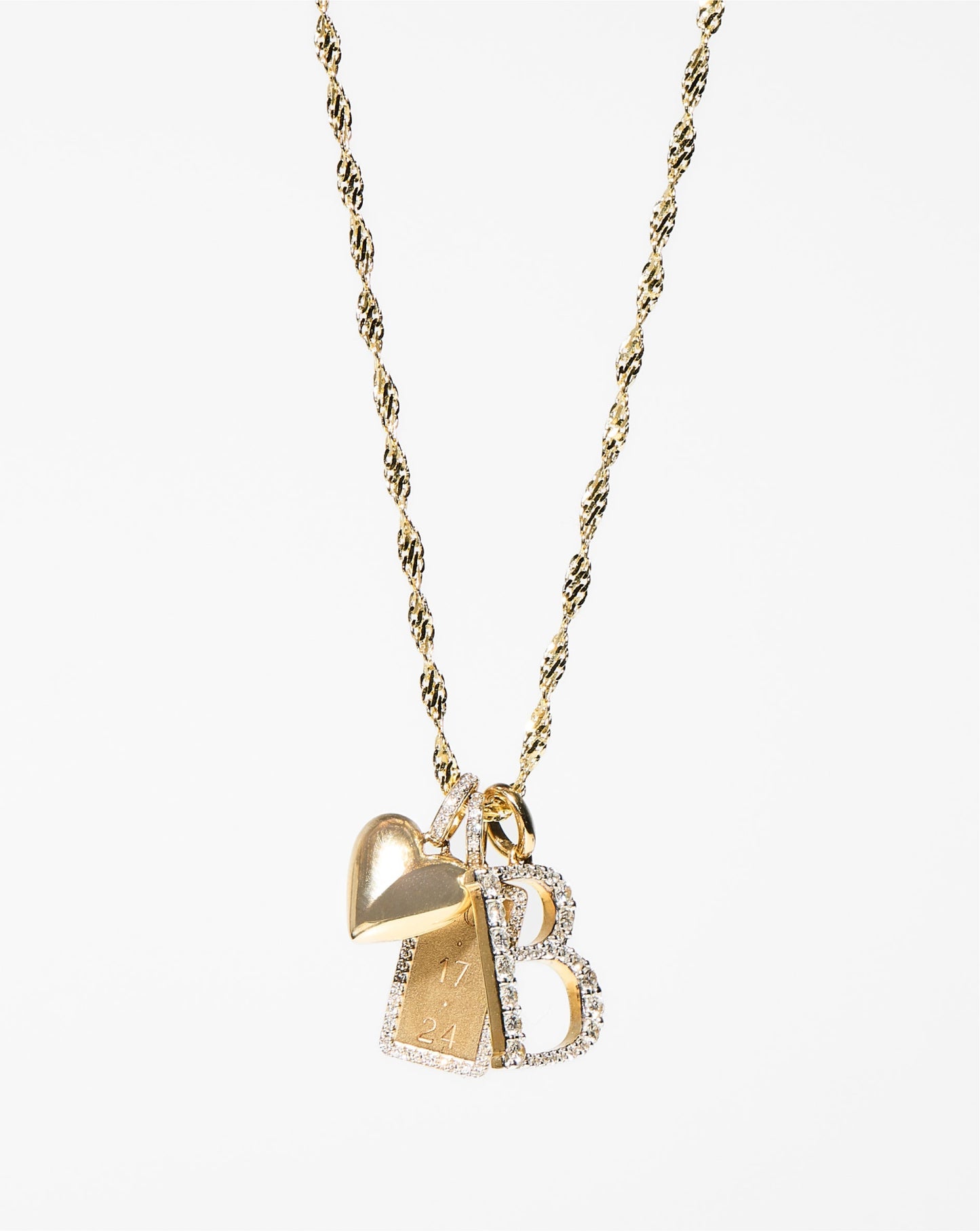 Twisted Dorica Chain Necklace