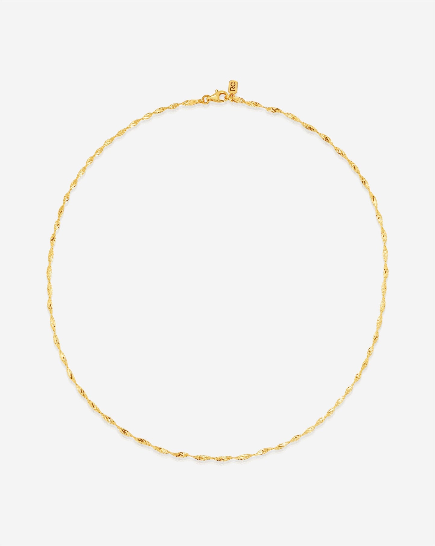 Twisted Dorica Chain Necklace