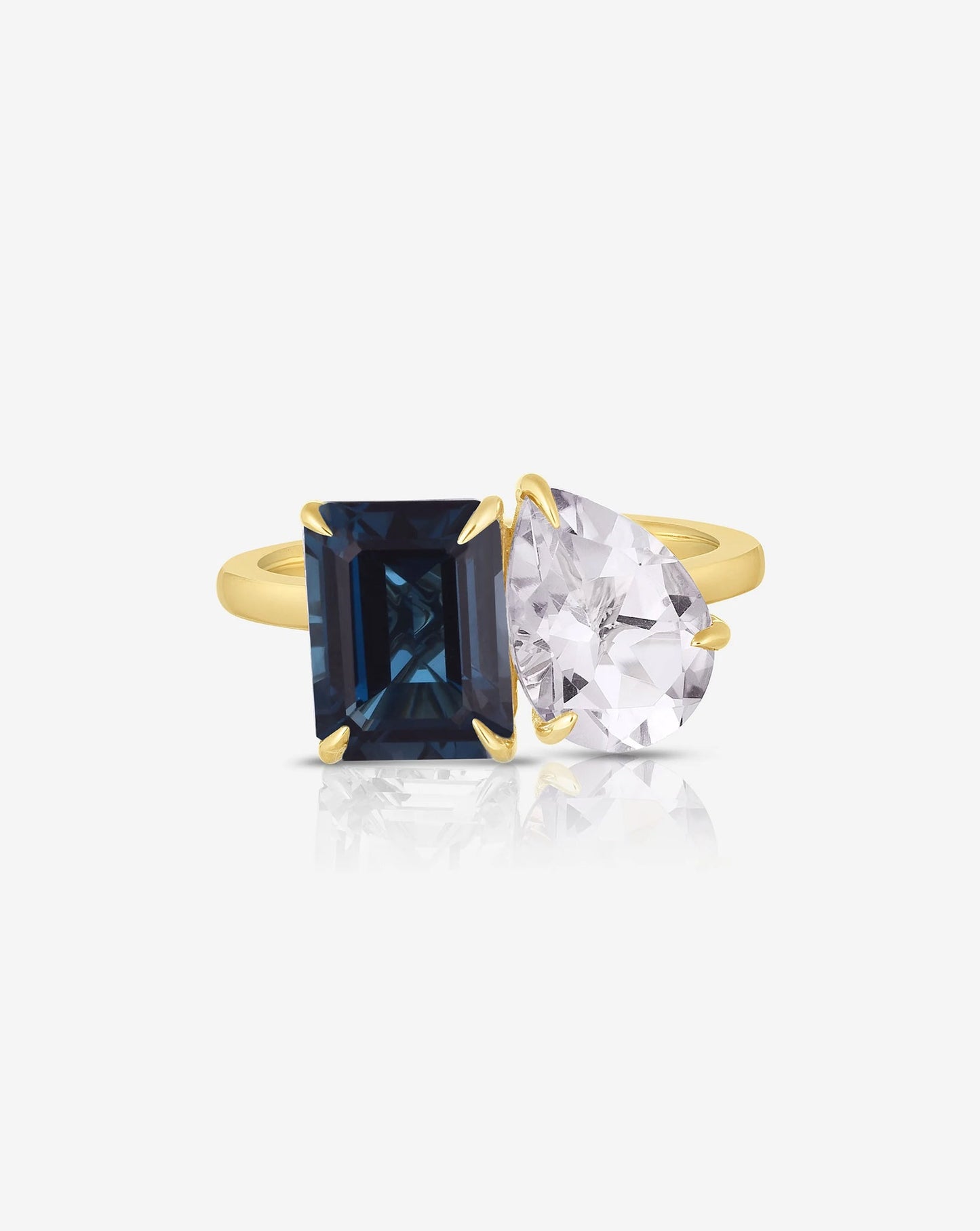Toi et Moi Personalized Gemstone Ring