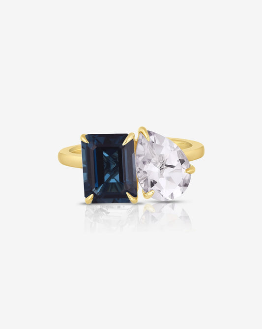 Toi et Moi Personalized Gemstone Ring