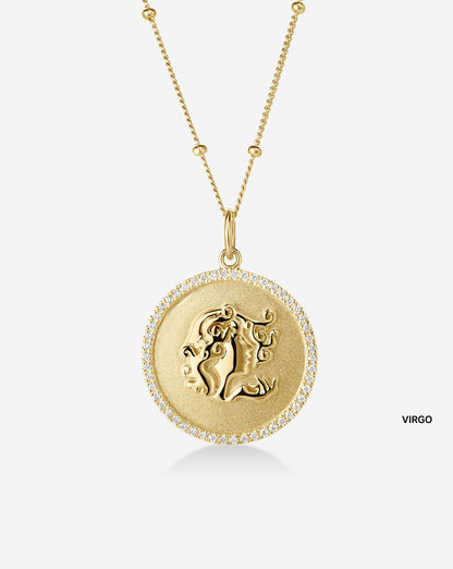 Zodiac Medallion Necklace