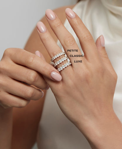 Oval Lab Diamond Eternity Ring