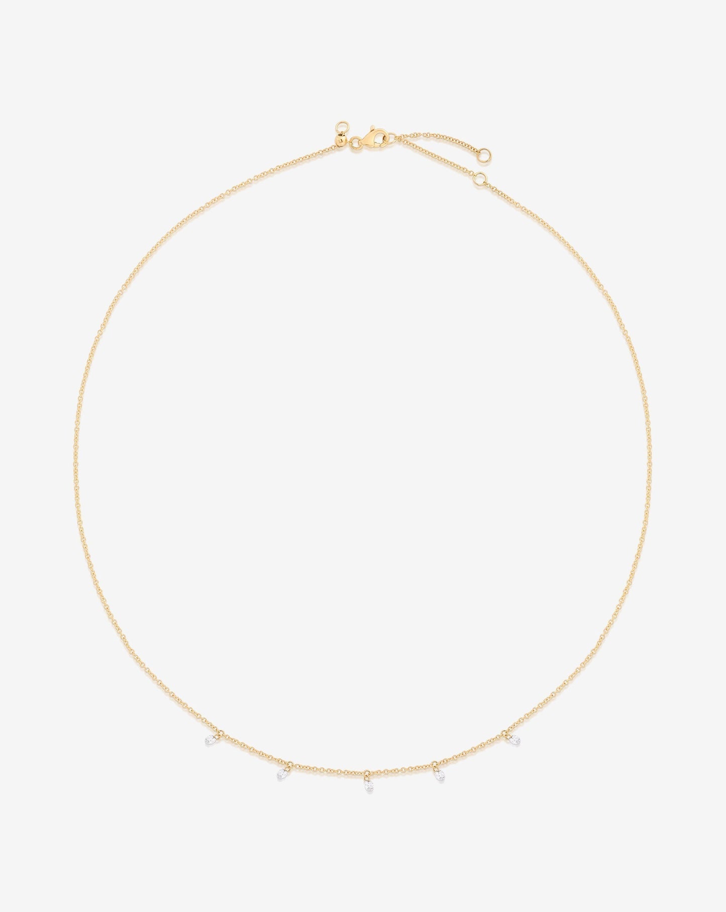 Floating Diamond Necklace