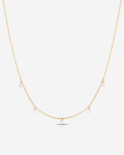 Floating Diamond Necklace